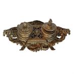 Inktpot - gilt bronze, Antiek en Kunst
