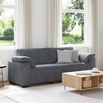 vidaXL 3-zitsbank 178 cm fluweel donkergrijs, Verzenden, Nieuw