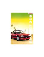 1989 PEUGEOT 205 CABRIO BROCHURE NEDERLANDS