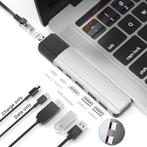 6 in 1 USB-C Hub voor Macbook Pro / Air - USB 3.0 / Type C /, Nieuw, Verzenden