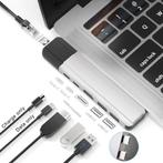 6 in 1 USB-C Hub voor Macbook Pro / Air - USB 3.0 / Type C /, Computers en Software, Verzenden, Nieuw