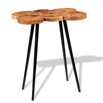 vidaXL Table de bar Bois dacacia massif 90x60x110 cm