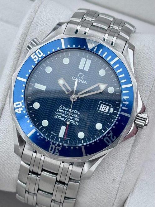 Omega - Seamaster Professional 300 Automatic James Bond Blue, Handtassen en Accessoires, Horloges | Heren