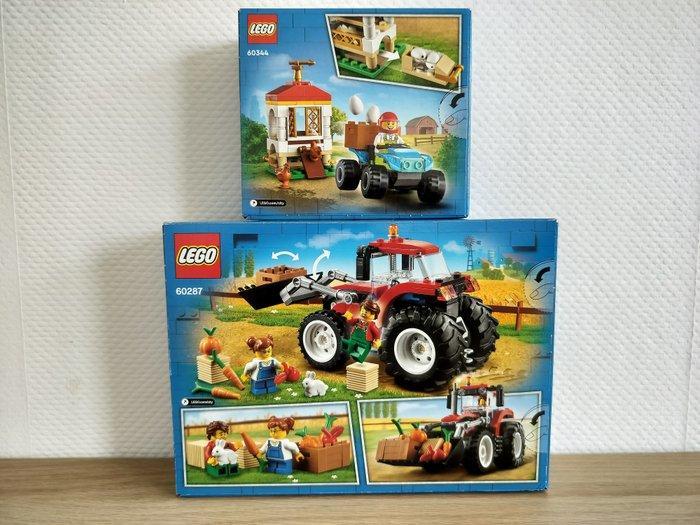 Lego Set - City - 60287 Tractor + 60344 Chicken Henhouse, Kinderen en Baby's, Speelgoed | Duplo en Lego