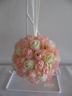 Bloemenbal pomander roseball roze-ivory nr 32, Nieuw