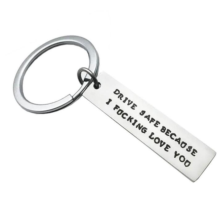 Fako Bijoux - Sleutelhanger Drive Safe Because I Fucking, Verzamelen, Sleutelhangers, Verzenden