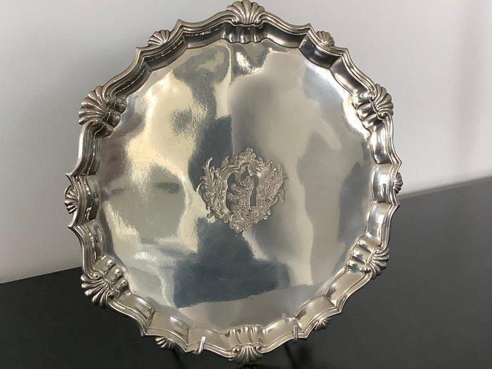 Dienblad - .925 zilver - 1749, Antiek en Kunst, Antiek | Zilver en Goud