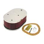 K&N carburateur luchtfilter ovaal klein passend voor Pierbur, Verzenden