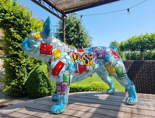 Sculpture, Pop art dog sculpture - 39 cm - Fibre optique, Antiek en Kunst, Kunst | Designobjecten