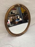 Spiegel- Elegante Ovale Spiegel met Gedetailleerd Verguld