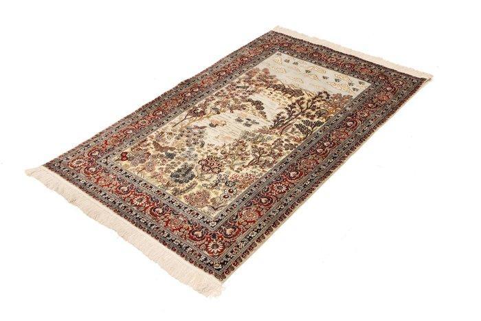 China zijde tapijt - Vloerkleed - 153 cm - 91 cm -, Huis en Inrichting, Stoffering | Tapijten en Vloerkleden