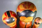 Bois - (6) Grande poupée kokeshi sosaku  - Période Shwa, Antiek en Kunst