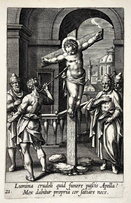 Adriaen Collaert (c. 1560 – 29 June 1618) - Lot of 4, Antiek en Kunst, Antiek | Overige Antiek