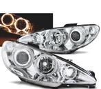 PHARES POUR PEUGEOT 206 02- ANGEL EYES CHROMÉ 4K, Auto-onderdelen, Verzenden, Nieuw