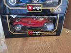 Burago 1:18 1:24 - Modelauto (3) - Jaguar XK 120; Bugatti, Nieuw