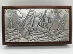 Guerrini - Doos - Palissander - Marinescène met zeilboten.