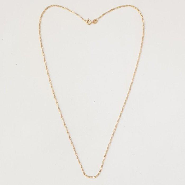 Halsketting - 18 karaat Geel goud, Handtassen en Accessoires, Kettingen