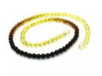 Collier en ambre baltique naturel – perles rondes - Ambre