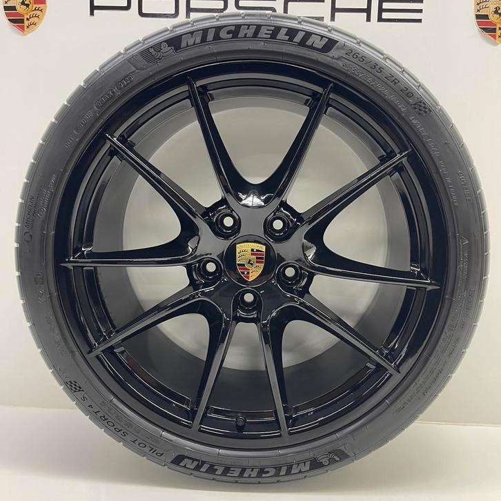 Porsche Boxster/Cayman ORIGINELE 20 Carrera S III met banden, Auto-onderdelen, Banden en Velgen, 20 inch, Zomerbanden, 265 mm