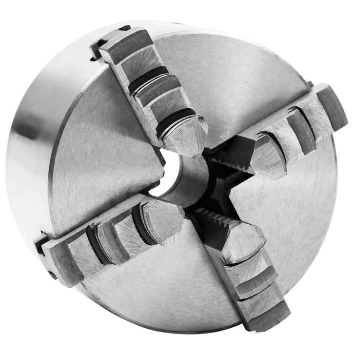 vidaXL Klauwplaat met 4 bekken zelfcentrerend 100 mm staal, Doe-het-zelf en Bouw, Gereedschap | Handgereedschap, Nieuw, Verzenden