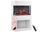 Veiling - Elektrische haard HENRI - Wit