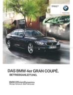 2015 BMW 4 SERIE GRAN COUPÉ INSTRUCTIEBOEKJE DUITS, Ophalen of Verzenden