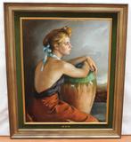 Francisco Ribera Gómez (1907- 1990) - Joven cantarera