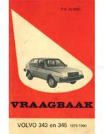 1976 - 1980 VOLVO 343 | 345 BENZINE VRAAGBAAK NEDERLANDS, Autos : Divers, Modes d'emploi & Notices d'utilisation