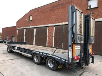 Dieplader aanhangwagen drie assen Gheysen & Verpoort