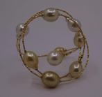 Armband - 18 karaat Geel goud - Gouden Zuidzeeparels, Handtassen en Accessoires, Armbanden, Nieuw