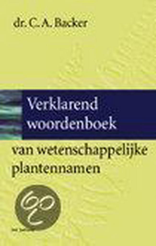 VERKLAREND WOORDENBOEK WET PLANTENNAMEN 9789025495350, Boeken, Wetenschap, Gelezen, Verzenden