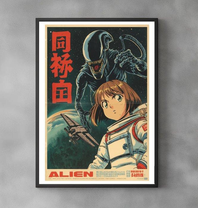 Jinx - Alien - Pop Art - Giclee - Signed and numeroted 6/20, Verzamelen, Film en Tv