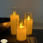 2dekans | Led Kaars Met Behuizing - Bewegende Vlam -, Diversen, Ophalen of Verzenden, Nieuw