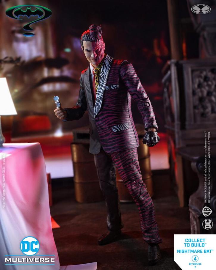 DC Build A Megafig Action Figure Batman Forever Two Face (Go, Verzamelen, Film en Tv, Ophalen of Verzenden