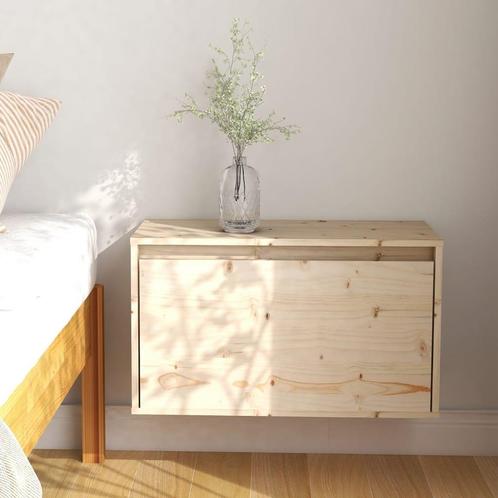 vidaXL Wandkast 60x30x35 cm massief grenenhout, Huis en Inrichting, Kasten | Wandmeubels, Nieuw, Verzenden
