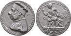 Zinnmedaille 1466, spaetere Anfertigung Italien: Antonio..., Postzegels en Munten, Penningen en Medailles, Verzenden