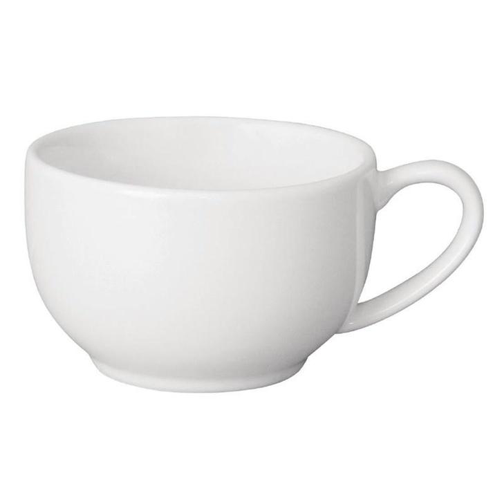 Koffiekopjes | CAFÉ | Keramiek | Wit | 23cl | 12 Stuks |, Zakelijke goederen, Horeca | Keukenapparatuur, Nieuw in verpakking, Verzenden
