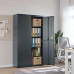 vidaXL Archiefkast 105x40x180 cm staal antracietkleurig, Huis en Inrichting, Kasten | Overige, Verzenden, Nieuw