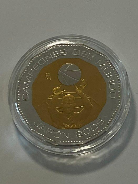 Spanje. 300 Euro 2006 Campeones del Mundo Baloncesto - Japón, Postzegels en Munten, Munten | Europa | Euromunten