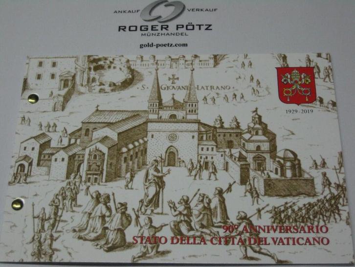 Vatikan 2 Euro 2019 Sixtinische Kapelle im offiziellen Nu..., Postzegels en Munten, Munten | Europa | Euromunten, België, Verzenden