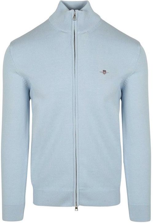 Gant Vest Lichtblauw maat Maat 52/54 (L) Heren, Vêtements | Hommes, Pulls & Vestes, Envoi