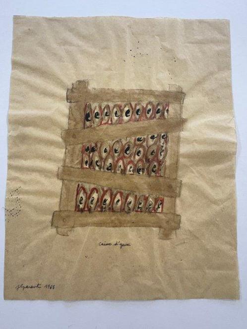 Jean-Luc Parant (1944-2022) - Caisse dyeux, Antiek en Kunst, Kunst | Schilderijen | Modern