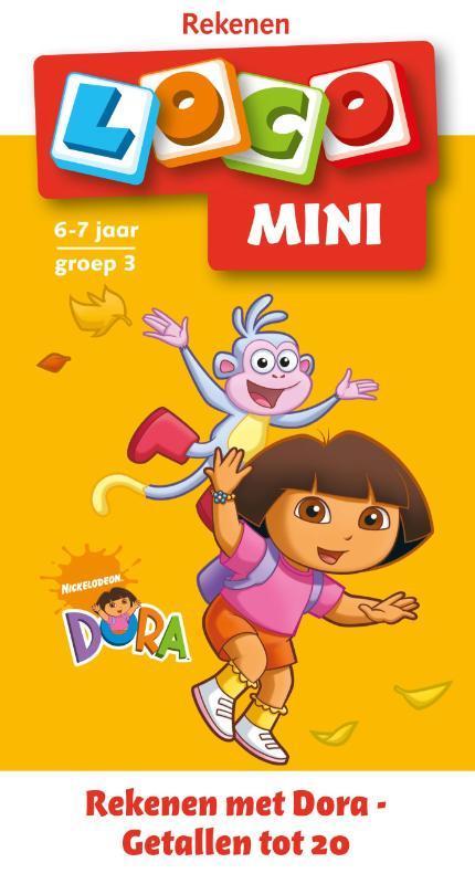 Rekenen met Dora - getallen tot 20 / Mini Loco / 1 M. Junga, Livres, Livres scolaires, Envoi