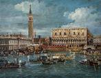 Scuola italiana (XIX-XX) - Veduta di Venezia, Palazzo Ducale