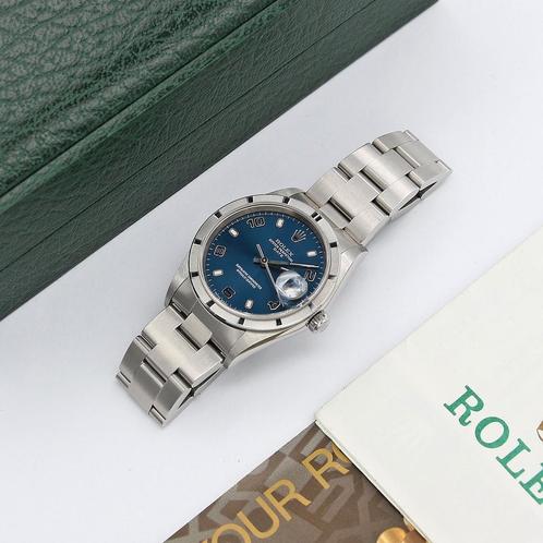 Rolex Oyster Perpetual Date 34 15210 uit 1990, Handtassen en Accessoires, Horloges | Dames, Verzenden