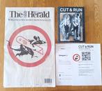 Banksy (1974) - Cut and Run Book + Herald Glasgow Newspaper, Antiek en Kunst, Kunst | Schilderijen | Modern
