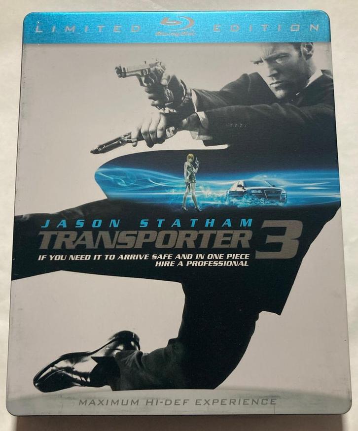 TRANSPORTER 3 (METAL CASE) (BLURAY), Cd's en Dvd's, Blu-ray, Gebruikt