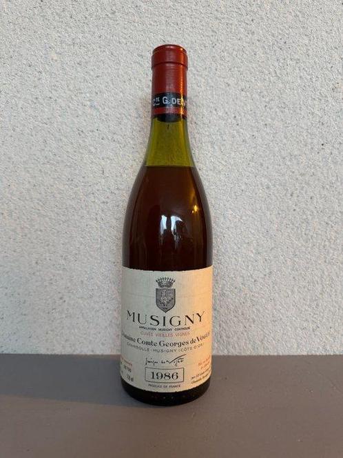 1986 Comte Georges de Vogüe Musigny - Bourgogne Grand Cru -, Verzamelen, Wijnen