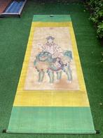 Grote Chinese zijde figuur Boeddha schilderij 340CM