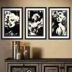 Æ (XX-XXI) - Marilyn — Shadows Mixed Media Triptych · 2025, Verzamelen, Nieuw